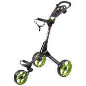 Skymax Cube 3-Wheel Push Golf Trolley - Charcoal / Lime)