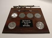 FN FAL Pewter Model- 6 Coins