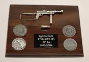 Gustav 9mm SMG Wall Plaque - 4 Coin