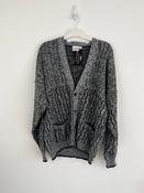 Vintage Grey Button Up Knit (L)