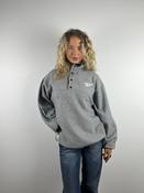 Vintage Grey Reebok Button Up Fleece (M)