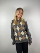 Vintage Argyle Grey Nordstrom Knit (M)