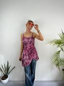 Vintage Y2K Pink Zebra Party Dress (S)