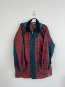 Vintage Tartan Shell Jacket (XL)