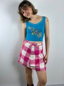 Vintage Check Pink United Colors of Benneton