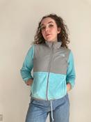 Aqua Blue North Face Fleece (XS)