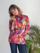 Vintage Funky Patterned Fleece (S)