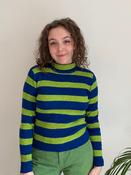 Royal Blue Striped Knit (S) image