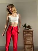 Vintage Red Jeans image