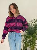 Vintage Purple and Pink Knit