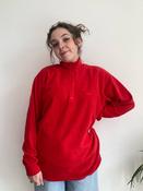 Red Fila Halfzip Fleece (M)