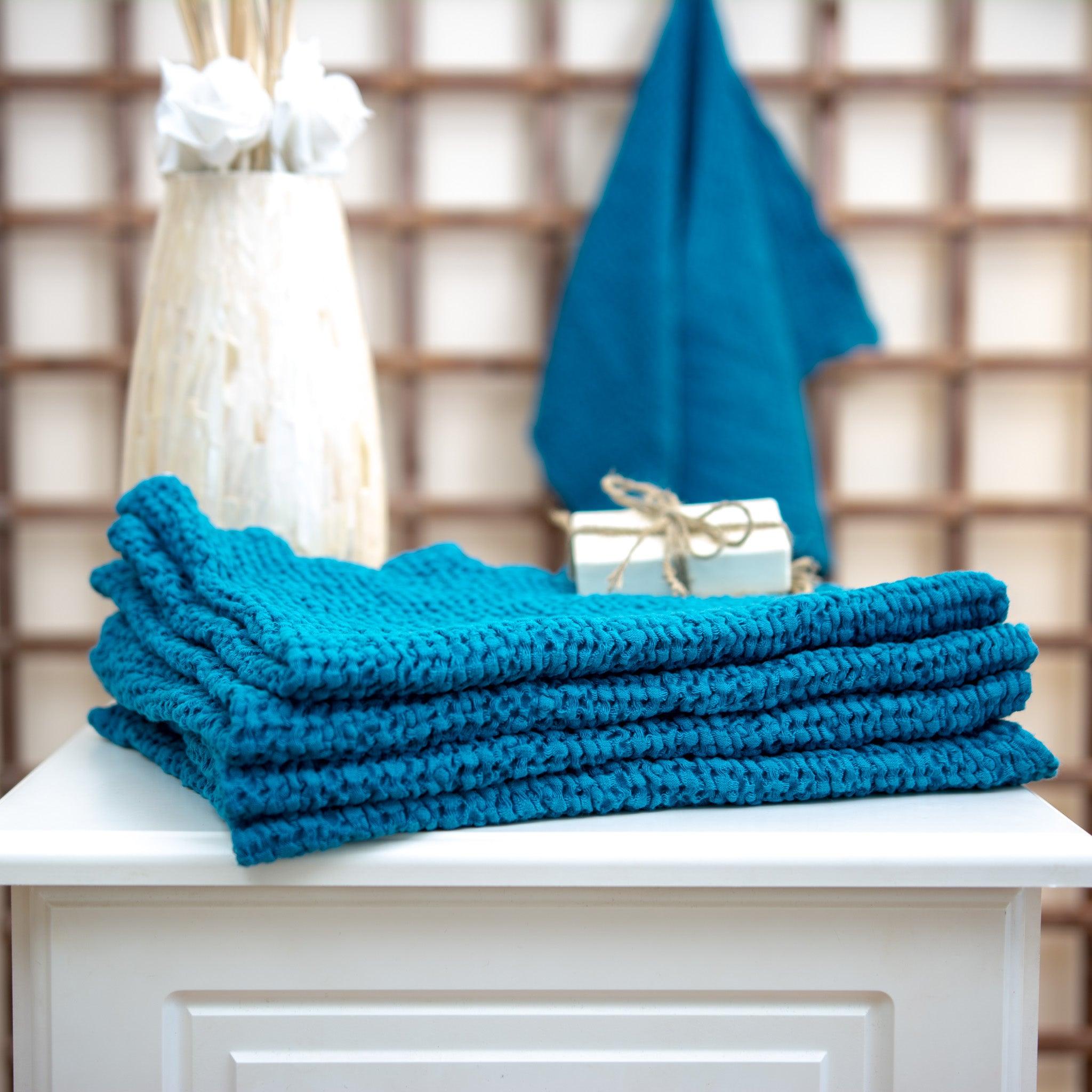 Blue bath sheet towels online