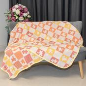 Children Linen Bed Throw, Puzzle