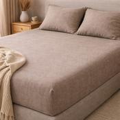 Luxury Linen Fitted Sheet, 190 g/m²
