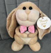 Needle Felted Wool Bunny, Harry