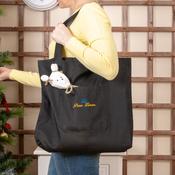 Shopping Bag Natural Linen with Pockets