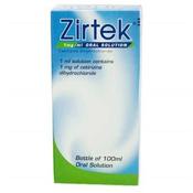 Zirtek 1mg/ml Oral Solution 200ml image