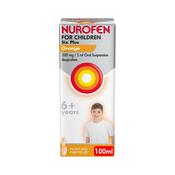 Nurofen - For Children Six Plus Orange Suspension 100Ml image