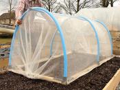 Complete Mini Polytunnel Kit With Mesh Net Cover image