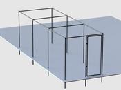 1.8 m x 5.4 m Heavy Duty Fruit Cage Kit With Door