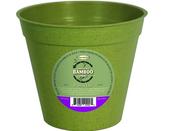 Biodegradable Bamboo Plant Pot (Sage Green) image