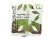 Ecoleaf Kitchen Towel 3 ply Twin Pack