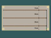 180 cm x 90 cm Raised Bed Irrigation Kit