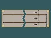 240 cm x 60 cm Raised Bed Irrigation Kit