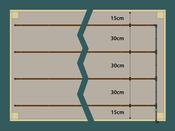 240 cm x 120 cm Raised Bed Irrigation Kit