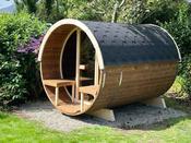 Wood Fired Barrel Sauna - 280 Deluxe image