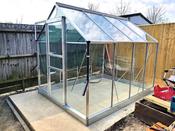 Halls 'Popular' Greenhouse With Base - 8 ft x 6 ft image