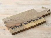 Reindeer Design Chopping Board, 28 cm image