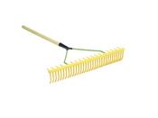Replacement Handle For 32 Double Tooth Yellow Plastic Hayrake - 5 ft