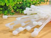 CORE White Cable Ties - Bag of 100