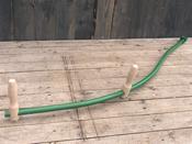 Green Scythe Handle - Tubular Steel (Includes Grass Nail)