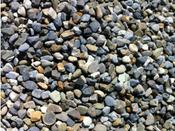 Decorative Round Grey Pebbles - 1 Tonne Bag