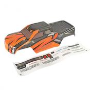 FTX Tracer Orange Monster Truck Body &amp; Decal