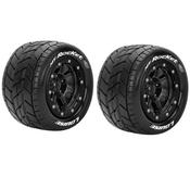 T-Maxx Wheels Tires Soft 1/2" Offset Hex 17MM