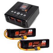 Spektrum 2200mAh 4S 50C IC3 &amp; S250 Charger