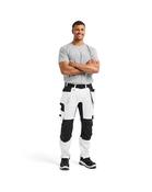 Painters Trousers Stretch Blaklader 1770 - White / 32" Regular Leg image
