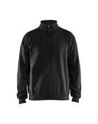 Sweatshirt Half-Zip Blaklader 3587 - Black/Grey / M