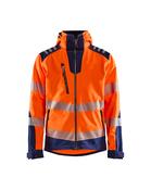 Hi-Vis Softshell Jacket Blaklder 4491 - Orange/Navy / L image