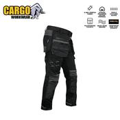 Colt Stretch Polycotton Work Trousers Cargo 6755 - Black / 32" 33 Leg