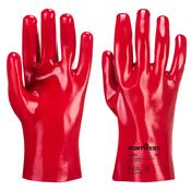Grip 12 PVC Gauntlet 27cm Portwest A427 - Red / XL image
