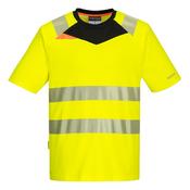 DX4 Hi-Vis T-Shirt S/S Portwest DX413 - Yellow/Black / XL image