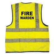 Fire warden Hi-Vis vest Portwest EC76 - Yellow / S/M image