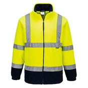 Hi-Vis Contrast Fleece Portwest F301 - Yellow/Navy / XL