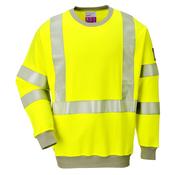 Modaflame Knit  Hi-Vis FR Sweatshirt Portwest FR72 - Yellow / L