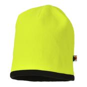 Reversible Hi-Vis Beanie Hat Portwest HA14 - Yellow/Black image