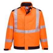 Modaflame Softshell Hi-Vis Multi-Norm FR Jacket Portwest MV72 - Orange / L image
